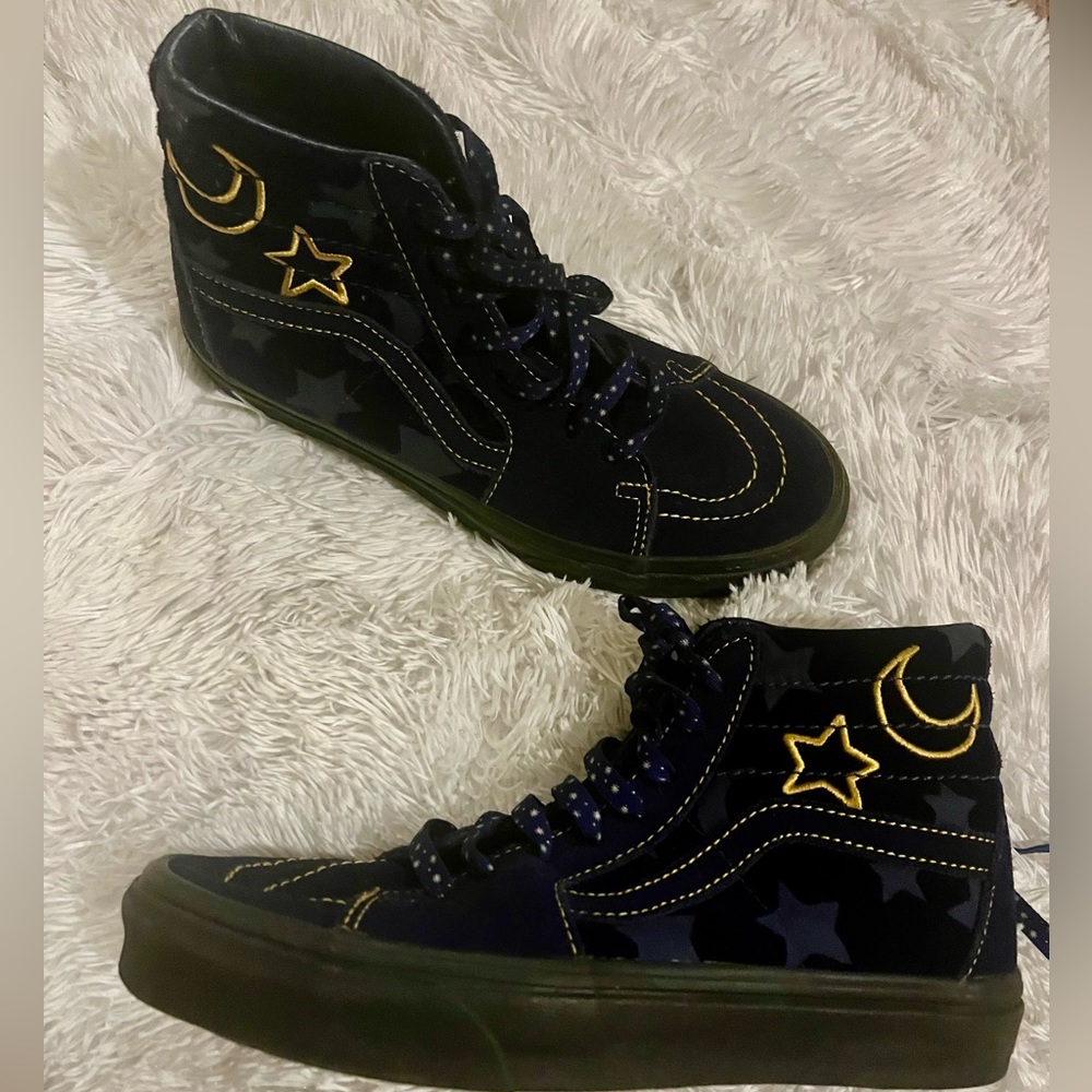 Disney Mickey Sorcerer's Apprentice Blue Velvet Sneakers